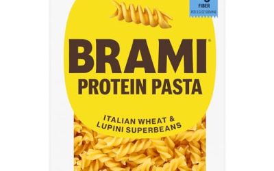 Brami Fusilli Italian Protein Pasta, Low Carb, High Fiber, Non-GMO, Keto, Made in Italy, Semolina Pasta, Fortified with Healthy Lupini Beans, 12oz