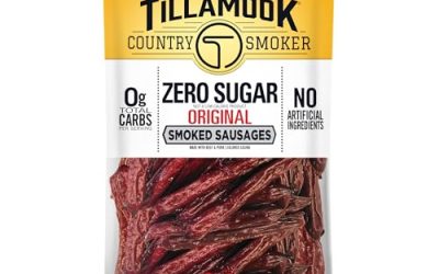 Tillamook Country Smoker Keto Friendly Zero Sugar Smoked Sausages, Original, 10 Ounce