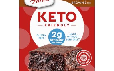 Duncan Hines Keto Friendly Chewy Fudge Brownie Mix, Gluten Free, 10 oz.