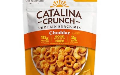 Catalina Crunch Protein Snack Mix, Cheddar, 5.25 oz Bag (Pack of 1)